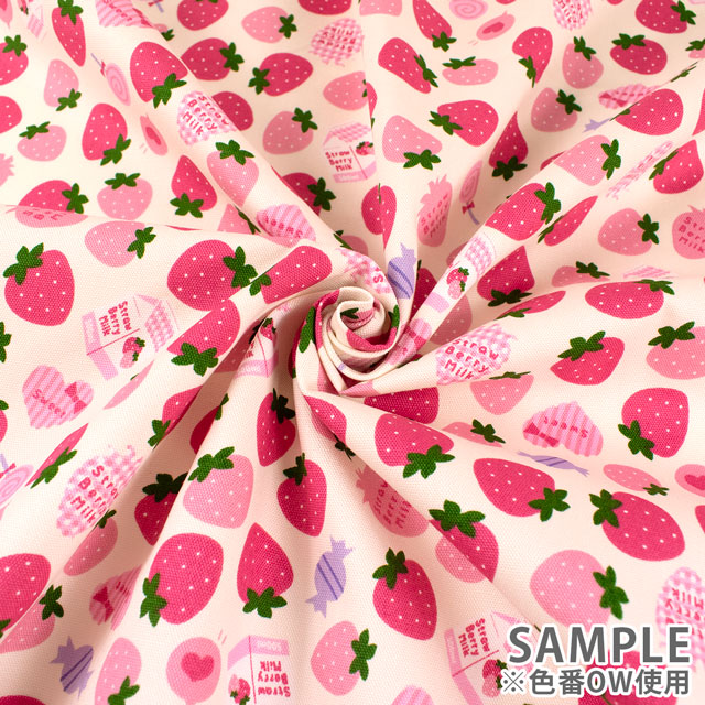 生地 お気に入りシリーズ ストロベリーミルク/オックス(MOWF-161) P.ピンク 09Ae99_