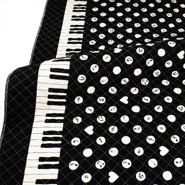 生地 お気に入りシリーズ ピアノドット/キルティング(MOWF-162Q) BK.ブラック 09Ae99_