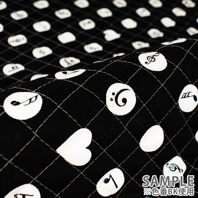 生地 お気に入りシリーズ ピアノドット/キルティング(MOWF-162Q) BK.ブラック 09Ae99_
