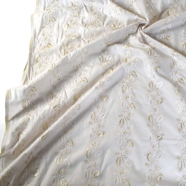 生地 綿AOレース(MU583) 1691.白 10Ac04_