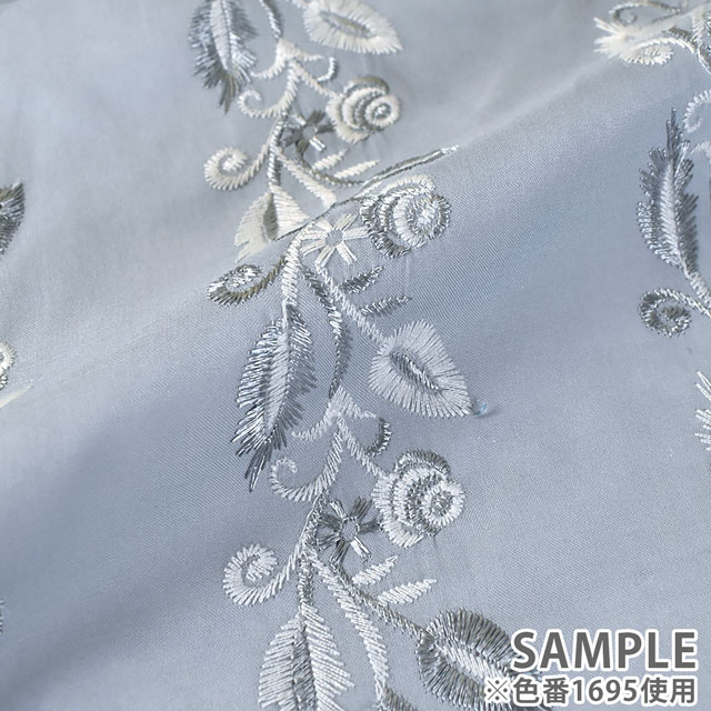 生地 綿AOレース(MU583) 1691.白 10Ac04_