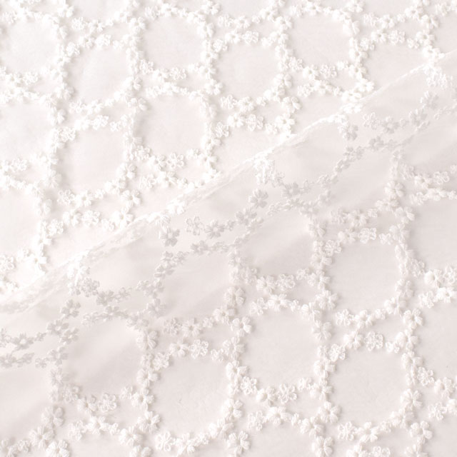 生地 エンゼレース(MU599) 2890.白 10Ac04_