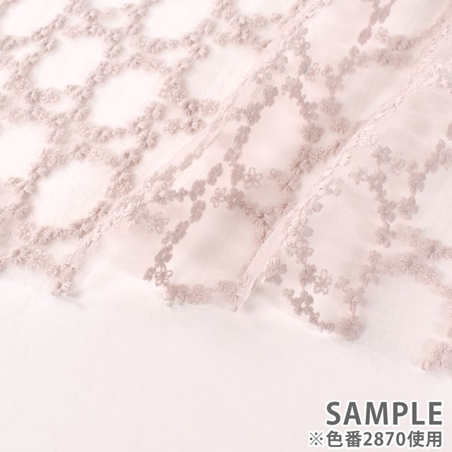 生地 エンゼレース(MU599) 2890.白 10Ac04_