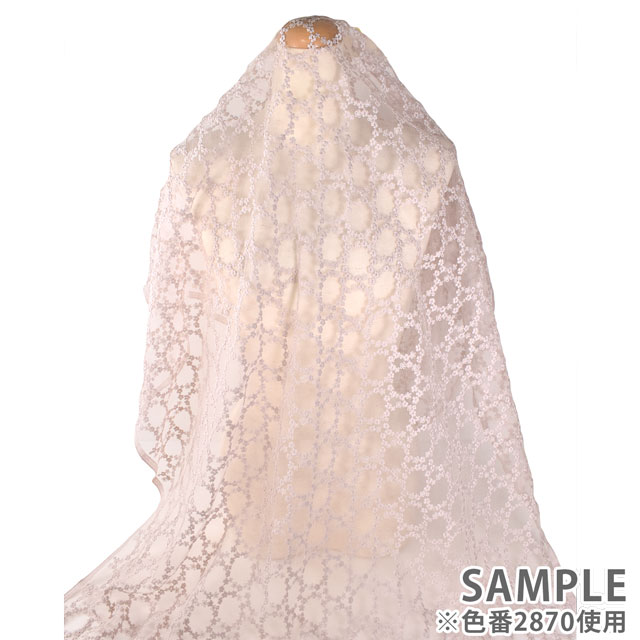 生地 エンゼレース(MU599) 2890.白 10Ac04_