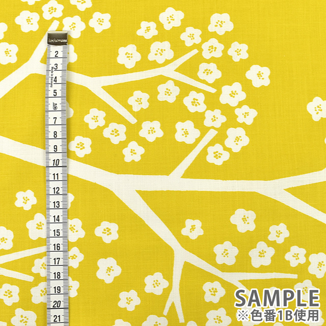 生地 MUDDY WORKS-マディワークス- 花木柄/モーリークロス(EKX18-120) 1A.ライトブルー 09Ac04_