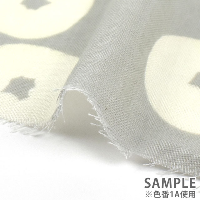 生地 MUDDY WORKS-マディワークス- ドーナツ/ダブルガーゼ(EKX-129) 1C.イエロー 09Ac04_