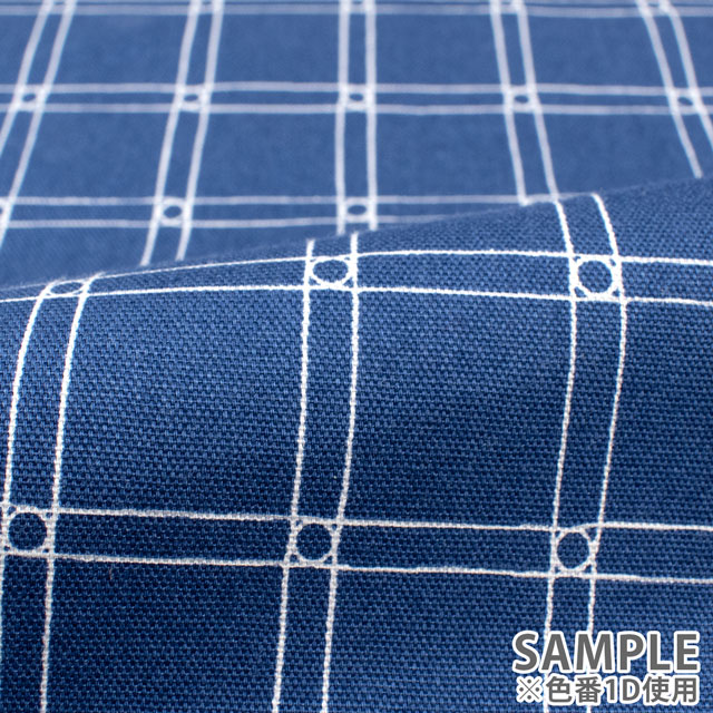 生地 MUDDY WORKS-マディワークス- Rubber band check/オックス(EKX-141) 1C.ブラウン 09Ac04_