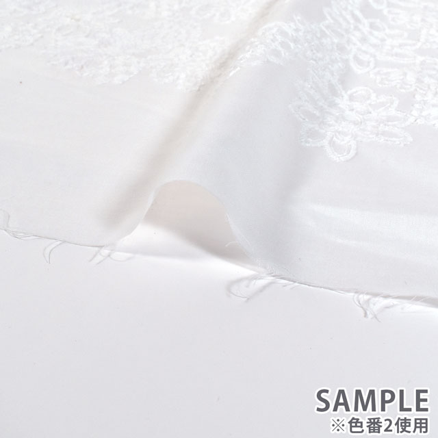 生地 綿ローンコードレース(N0833082) 5.ライトベージュ 10Ac04_