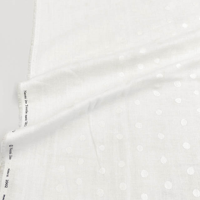 生地 naniIRO-ナニイロ- POCHO/ダブルガーゼ(EGX-10970) 1A.ブレス(パール) 99Zz99_