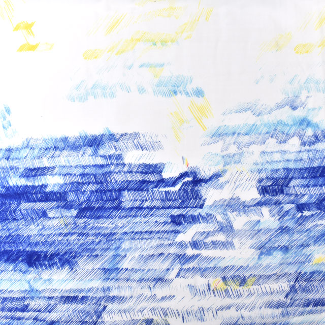 生地 naniIRO-ナニイロ- After the rain/ダブルガーゼ(EGX-11030) A.ホワイト×ブルー系 99Zz99_