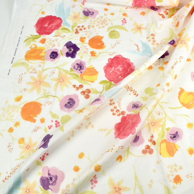 生地 naniIRO-ナニイロ- Fuccra:rakuen/ダブルガーゼ(EGX-11090) A.生成×ピンク系×パール 99Zz99_