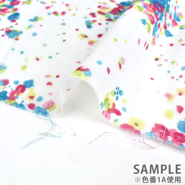 生地 naniIRO-ナニイロ- Fuwari fuwari/ダブルガーゼ(EGX-11100) A.グリーン×ホワイト系 99Zz99_