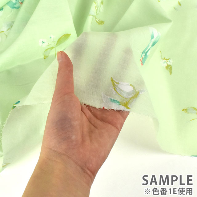 生地 naniIRO-ナニイロ- New morning 1/綿シルク(EGX-11001) 1A.オフ/パール 99Zz99_