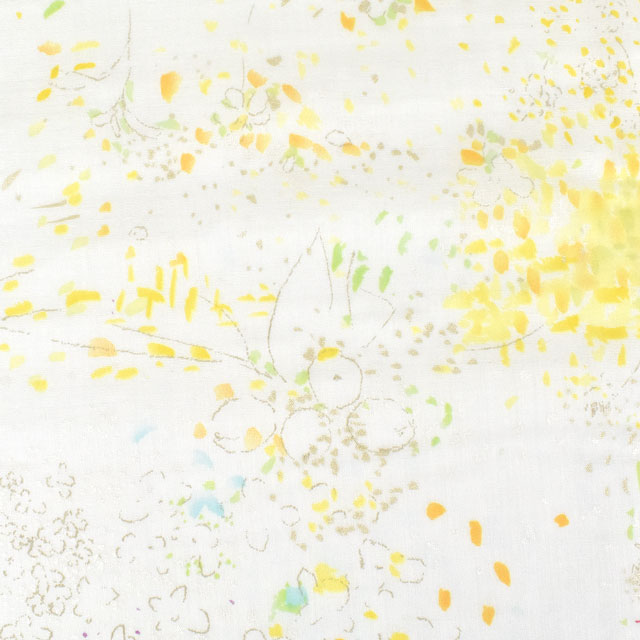 生地 naniIRO-ナニイロ- Gift/ダブルガーゼ(EGX-11130) 1A.オフホワイト/パール 99Zz99_