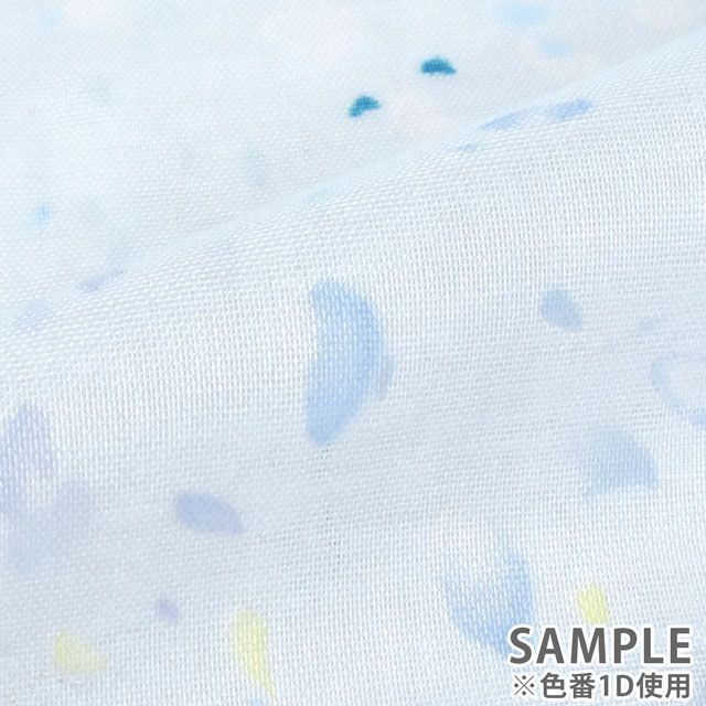 生地 naniIRO-ナニイロ- Gift/ダブルガーゼ(EGX-11130) 1A.オフホワイト/パール 99Zz99_