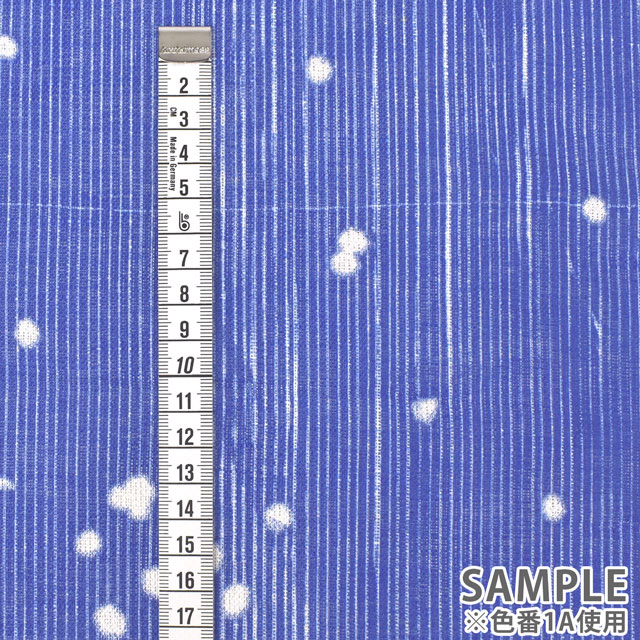 生地 naniIRO-ナニイロ- poesia visual/コットンリネンガーゼ(EGX-11161) 1A.ブルー/白ラッカー パール 99Zz99_