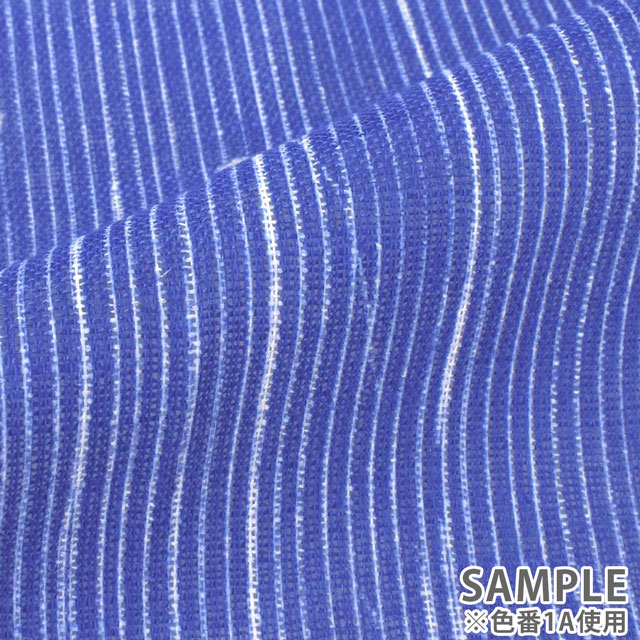 生地 naniIRO-ナニイロ- poesia visual/コットンリネンガーゼ(EGX-11161) 1A.ブルー/白ラッカー パール 99Zz99_