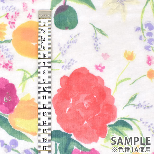 生地 naniIRO-ナニイロ- rakuen/ダブルガーゼ(EGX-11190) 1B.イエロー 99Zz99_