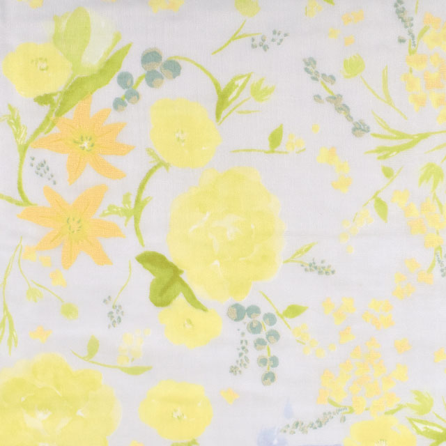 生地 naniIRO-ナニイロ- rakuen/ダブルガーゼ(EGX-11190) 1B.イエロー 99Zz99_