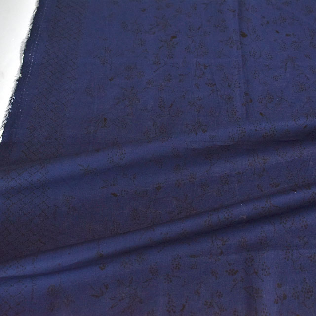 生地 naniIRO-ナニイロ- Bear fruits/オーガニックローン(EGX-11270) 1C.ネイビー 09Ac04_