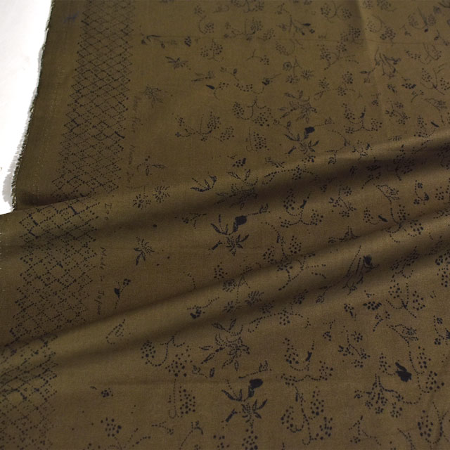 生地 naniIRO-ナニイロ- Bear fruits/オーガニックローン(EGX-11270) 1D.ブラウン 09Ac04_