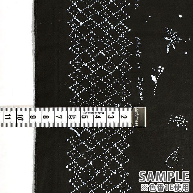 生地 naniIRO-ナニイロ- Bear fruits/オーガニックローン(EGX-11270) 1C.ネイビー 09Ac04_