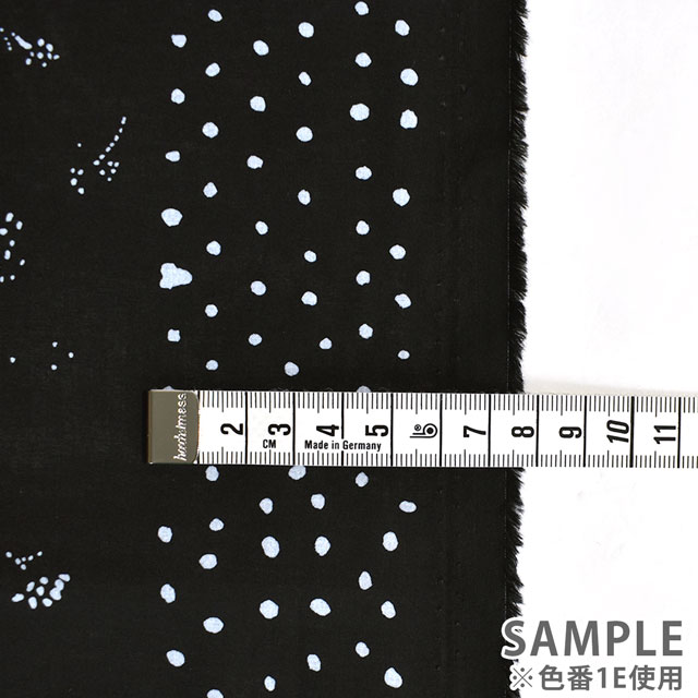 生地 naniIRO-ナニイロ- Bear fruits/オーガニックローン(EGX-11270) 1C.ネイビー 09Ac04_