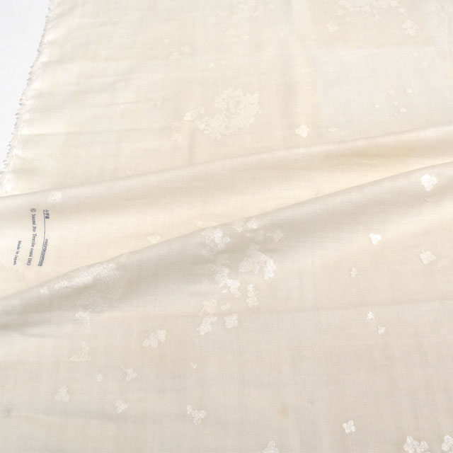 生地 naniIRO-ナニイロ- 小宇宙 micromosmos/ダブルガーゼ(EGX-11280) 1B.オフホワイト/パール 09Ac04_