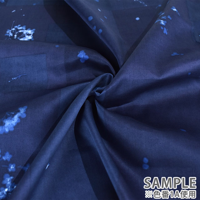 生地 naniIRO-ナニイロ- 小宇宙 microcosmos/80サテン(EGX-11281) 1C.ブラック 99Zz99_