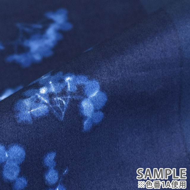 生地 naniIRO-ナニイロ- 小宇宙 microcosmos/80サテン(EGX-11281) 1C.ブラック 99Zz99_