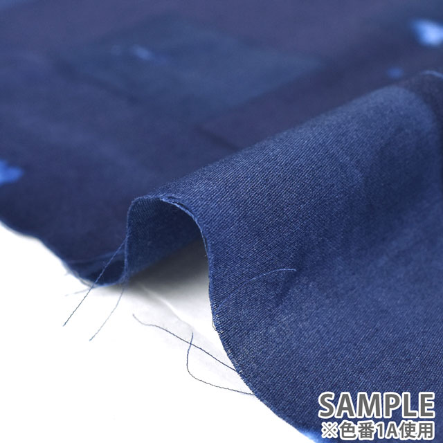 生地 naniIRO-ナニイロ- 小宇宙 microcosmos/80サテン(EGX-11281) 1C.ブラック 99Zz99_