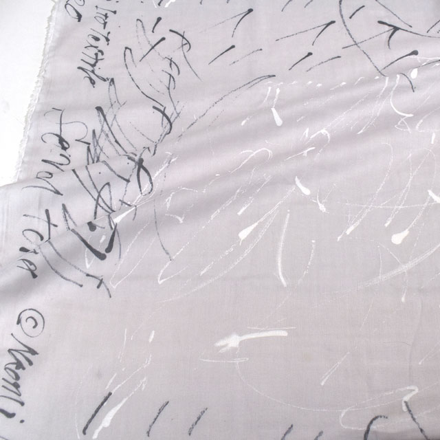 生地 naniIRO-ナニイロ- Seventone/ダブルガーゼ(EGX-11300) 1A.グレー/白ラッカー 99Zz99_