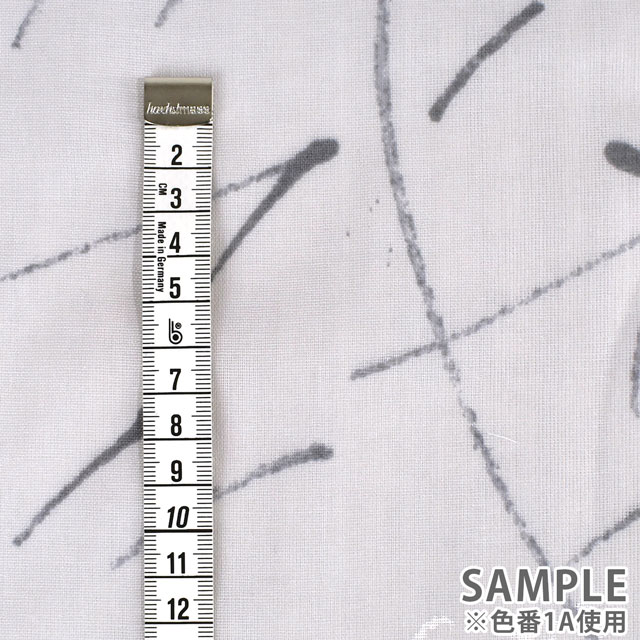 生地 naniIRO-ナニイロ- Seventone/ダブルガーゼ(EGX-11300) 1A.グレー/白ラッカー 99Zz99_