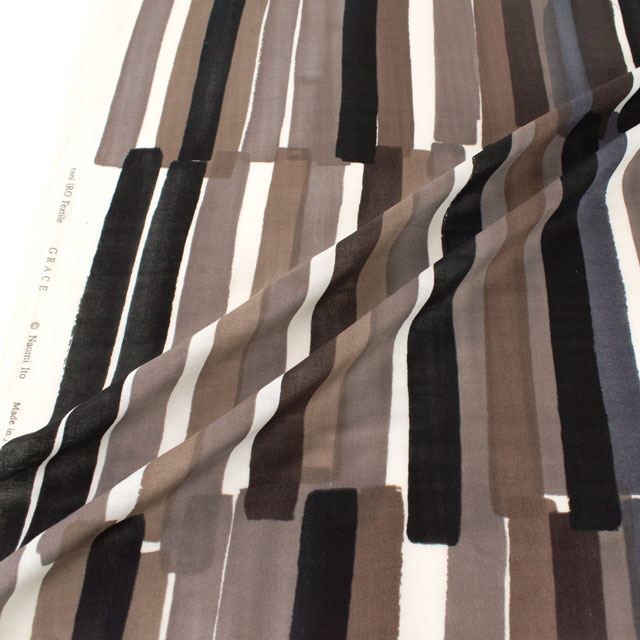 生地 naniIRO-ナニイロ- GRACE/オーガニックダブルガーゼ(EGX-11340) 1C.ブラウン 99Zz99_