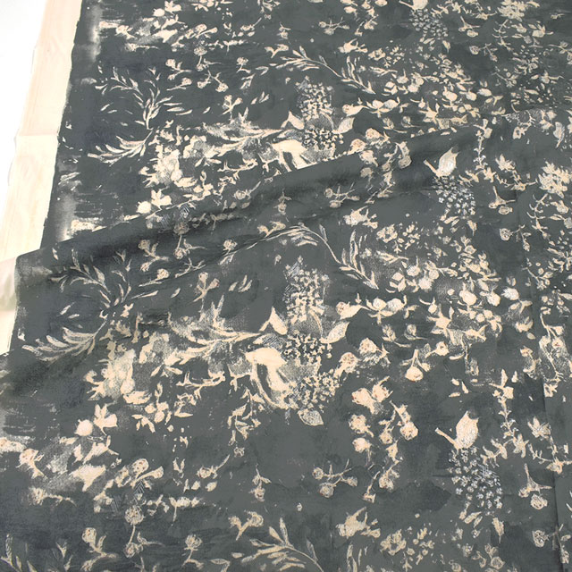 生地 naniIRO-ナニイロ- Lokomaikai/オーガニックローン(EGX-11291) 1C.グレー/ラッカー・パール 09Ac04_