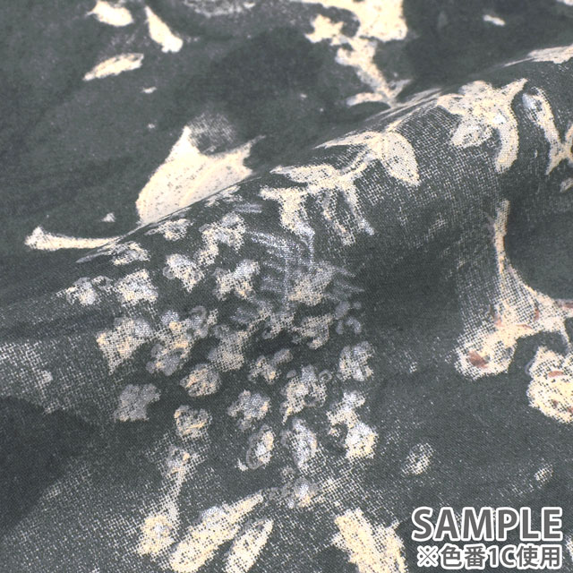 生地 naniIRO-ナニイロ- Lokomaikai/オーガニックローン(EGX-11291) 1C.グレー/ラッカー・パール 09Ac04_