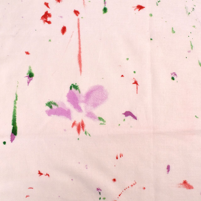 生地 naniIRO-ナニイロ- Flowers bloom/綿シルク（EGX-11260） 1A.ライトピンク