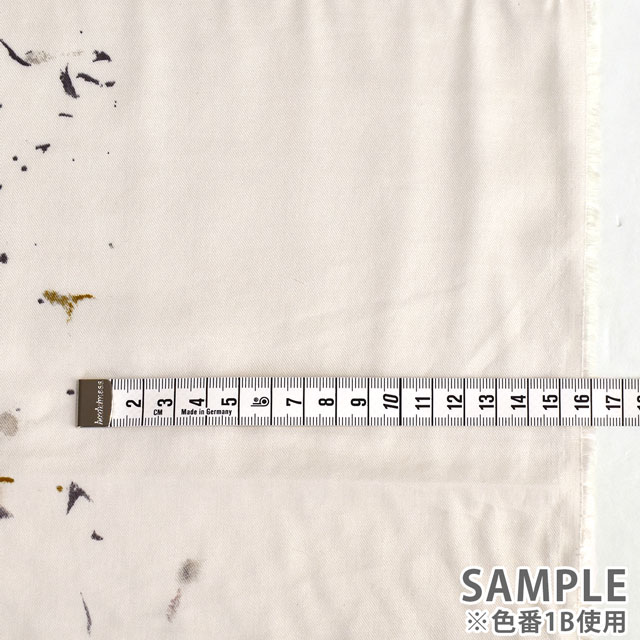 生地 naniIRO-ナニイロ- Flowers bloom/綿シルク(EGX-11260) 1C.グリーン 09Ac04_