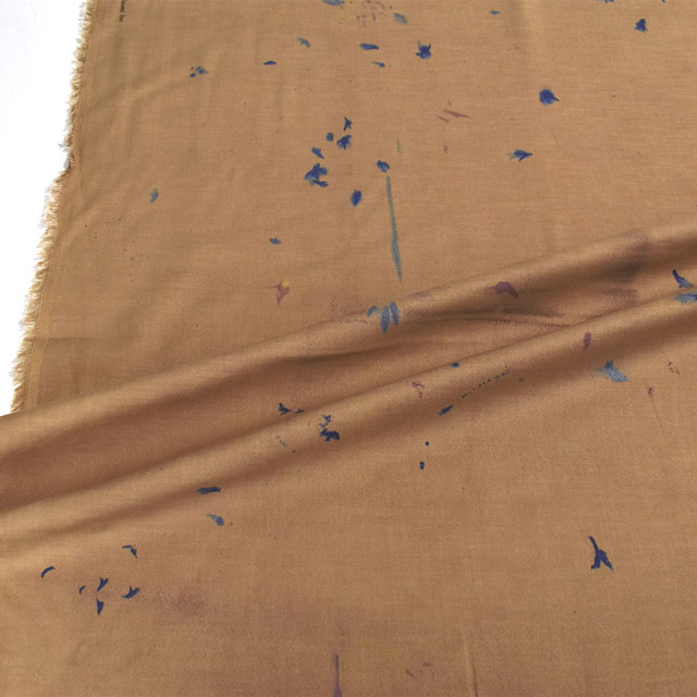 生地 naniIRO-ナニイロ- Flowers bloom/綿シルク(EGX-11260) 1D.ベージュ 99Zz99_