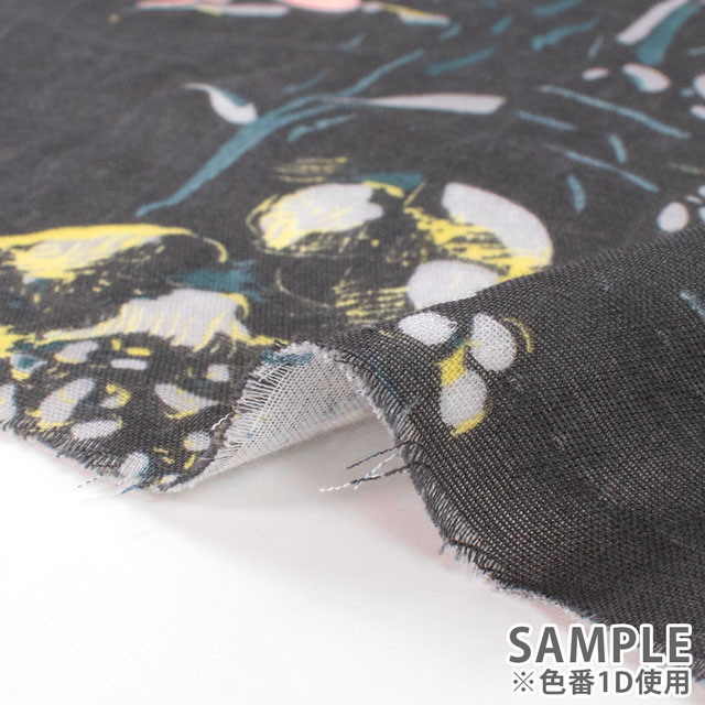 生地 naniIRO-ナニイロ PAL/オーガニックダブルガーゼ(EGX-11370) 1D.ダークグレー 09Ac04_