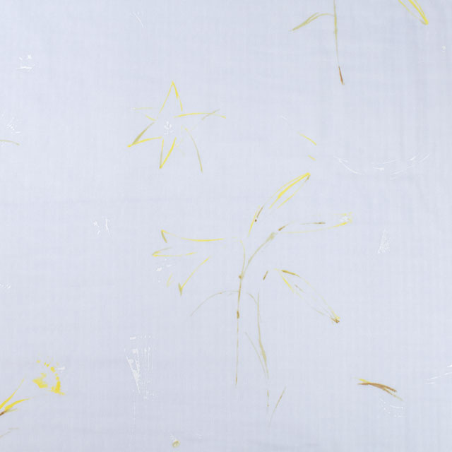 生地 naniIRO-ナニイロ GUNSEI/オーガニックダブルガーゼ(EGX-11380) 1D.ライトブルー×パール 09Ac04_