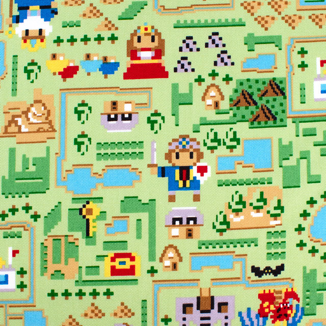 生地 Nanikore? Series・ナニコレシリーズ ドットピクチャーマップ/オックス（NNF-19） G.グリーン 09Ae99_