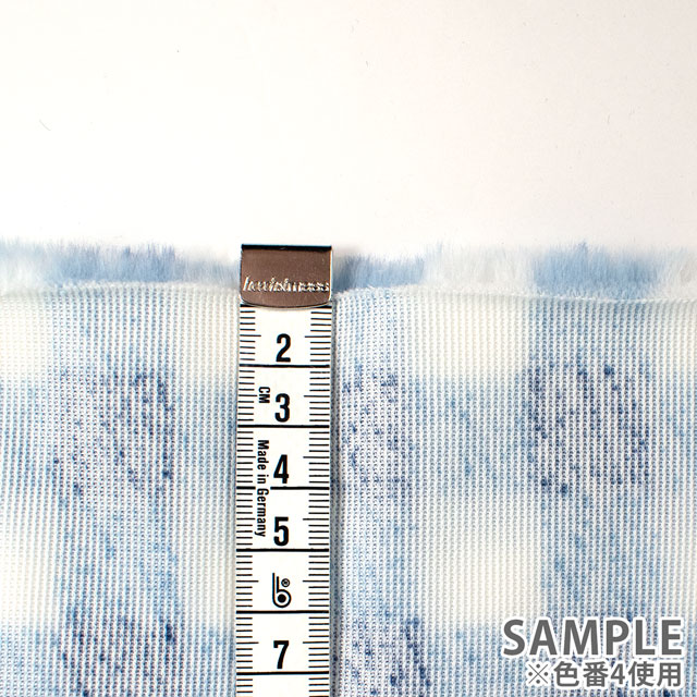 生地 チェックファー(NO165) 3.グレー 10Bn99_