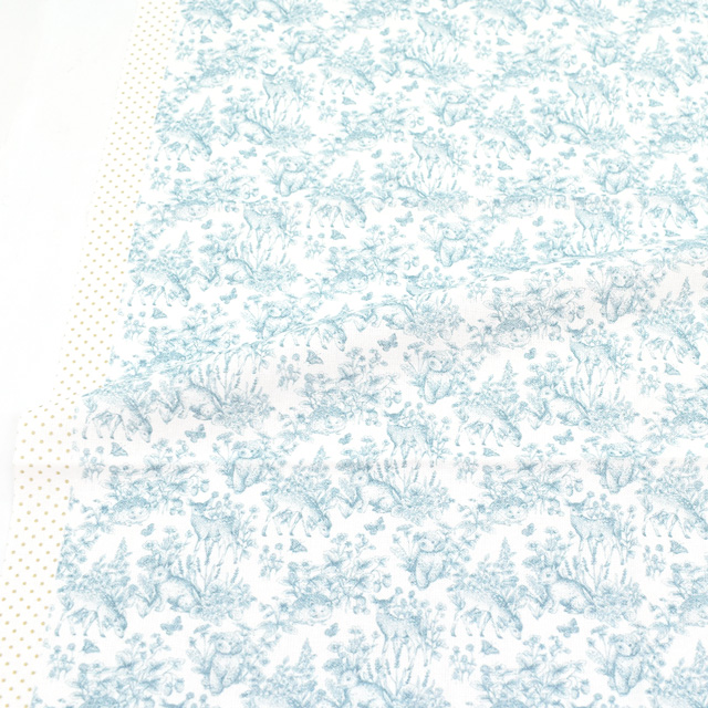 カットクロス ラシックドール ネロリローズ ガーデン ミニカットクロス/シーチング(NRF-01MC) BL.ブルー 06Ab99_