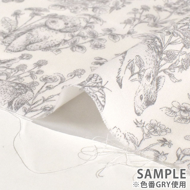 生地 Nerori Rose ネロリローズ ガーデン/60綿サテン(NRF-01) NV.ネイビー 99Zz99_