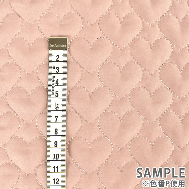 生地 Nerori Rose ネロリローズ ハートキルト/キルティング(NRF-05H) V.ラベンダー 09Bi19_