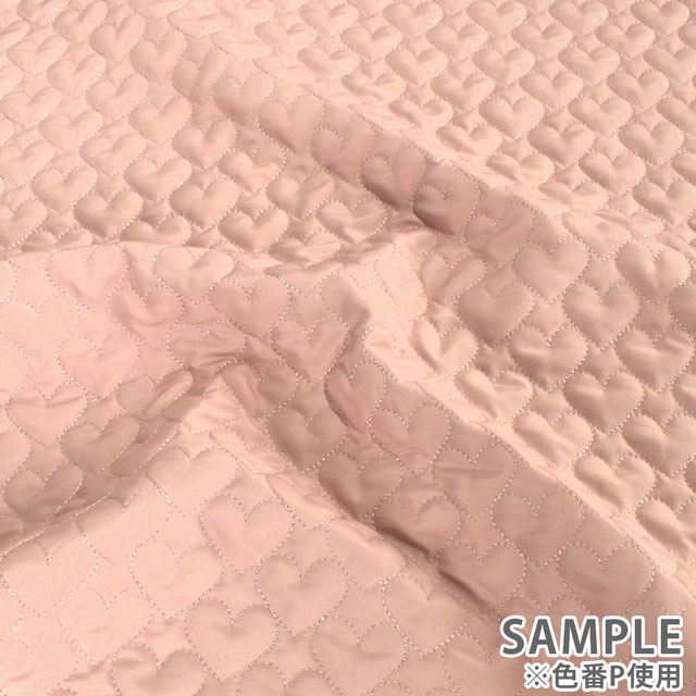 生地 Nerori Rose ネロリローズ ハートキルト/キルティング(NRF-05H) V.ラベンダー 09Bi19_