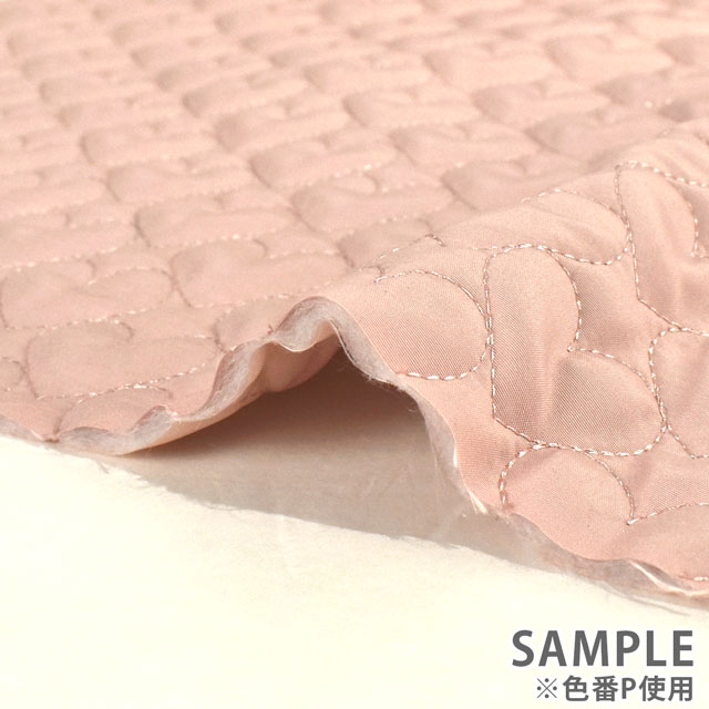 生地 Nerori Rose ネロリローズ ハートキルト/キルティング(NRF-05H) V.ラベンダー 09Bi19_