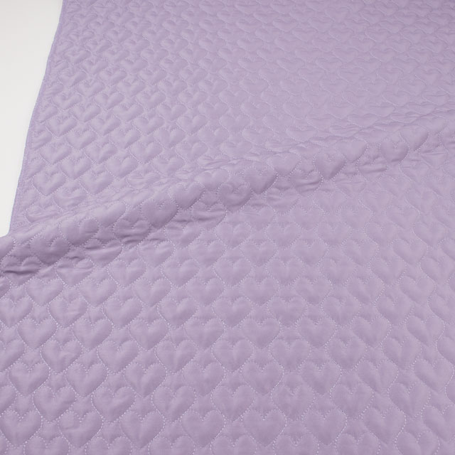 生地 Nerori Rose ネロリローズ ハートキルト/キルティング(NRF-05H) V.ラベンダー 09Bi19_