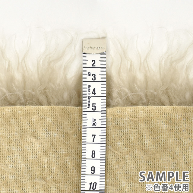 生地 チベットラムフェイクファー(NT-9330) 4.モカ 10Bn99_